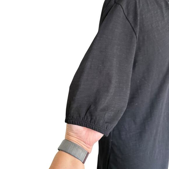 Pact Dress Black M S/S Pockets Organic Cotton Sustainable Ethical Minimalism - Picture 3 of 12